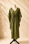 Olive Cotton Kaftan